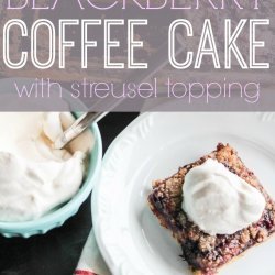 Blackberry Coffee Cake With Streusel Topping