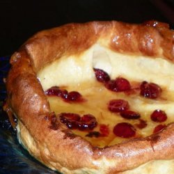 Dutch Baby With Cranberry Orange Syrup