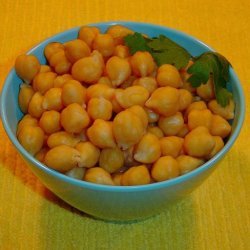 Cooked Chickpeas or Garbanzos (Slow-Cooker)