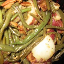 Green Beans, New Potatoes With Bacon