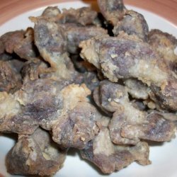 Southern Fried Gizzards, Stewed