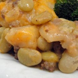 Ground Beef Au Gratin Potatoes With Vegetables