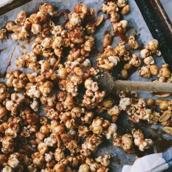 Butter Toffee Popcorn with Peanuts