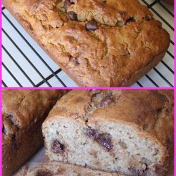 Peanut Butter & Chocolate Chips Banana Bread