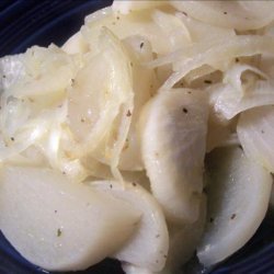 Turnip and Onion Hot Dish