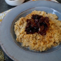 Oatmeal With Dried Fruit Compote