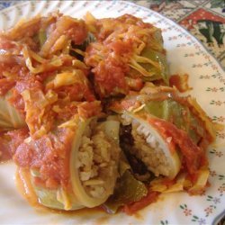 Sweet and Sour Cabbage Rolls With Sauerkraut