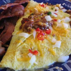 Dad's Chili Cheese Omelet