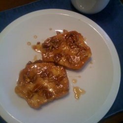 French Toast Baked in Honey-Pecan Sauce