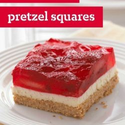 Strawberry Pretzel Squares