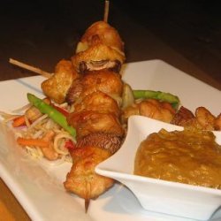 Marinated Chicken Kebabs With a Peanut Satay Sauce
