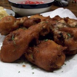 Batter-Dipped Crunchy Fried Chicken