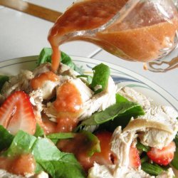 Strawberry Spinach Salad With Chicken Breast