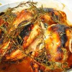 Chicken Legs With Honey and Rosemary