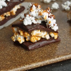 Chocolate Popcorn Bars