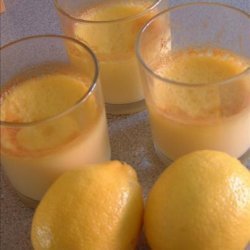 Lemon Cup Custard