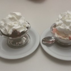 Jello and Ice-Cream Dessert