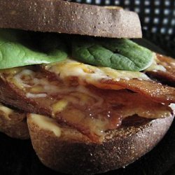 Broiled Bacon Cheese and Onion Sandwich