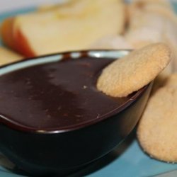 Easy Chocolate Fondue With Peanut Butter
