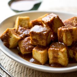 Tofu With Ginger Peanut Sauce