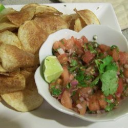 Mexican Potato Crisps With Lime Salsa