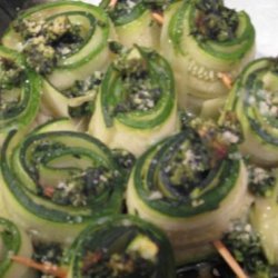 Herbed Zucchini Spirals
