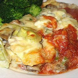 Tortellini With Tomato & Parmesan Mushroom Sauce