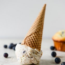 Ice Cream Blueberry Muffins