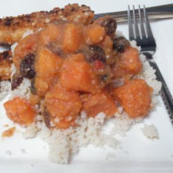Moroccan Sweet Potato With Couscous