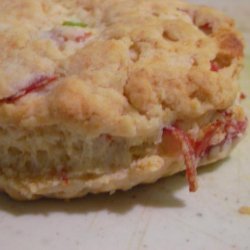 Salami and Scallion Biscuits