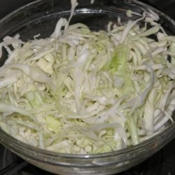 North Croatian Simple White Cabbage Salad