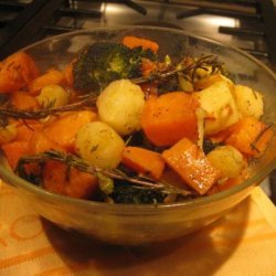 Honey-Rosemary Roasted Winter Vegetables