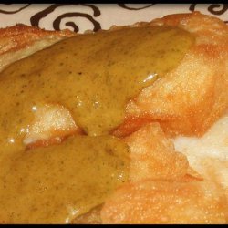 Fried Fish With Moroccan Herb Sauce