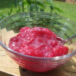 Pear-Honey Cranberry Sauce