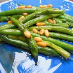 Green Beans With Pine Nut Butter Sauce