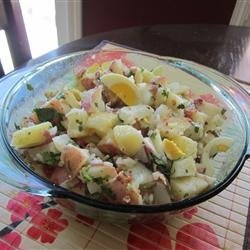 Roasted Potato Salad with Balsamic-Bacon Vinaigrette