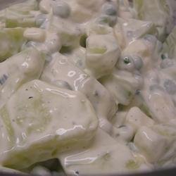 Cucumber Pea Salad