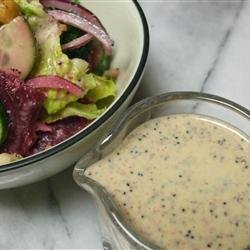Rainbow Salad with Lemon Poppyseed Dressing