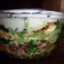 Layered Pea Salad