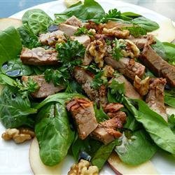 Pork, Pear and Walnut Salad