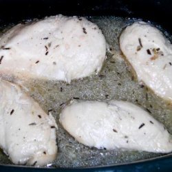 Crock Pot Lemon-Rosemary Chicken