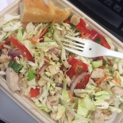 Chicken Salad With Wonton Strips