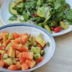 Cucumber-Papaya Salad