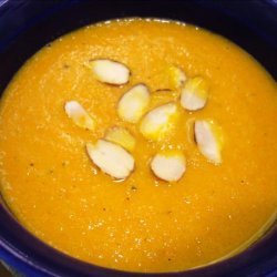 Carrot With Toasted Almond Soup