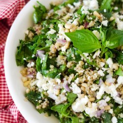 Quinoa, Feta & Spinach Salad