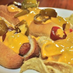 Hot Dogs in Hot Jalapeno Pepper Sauce