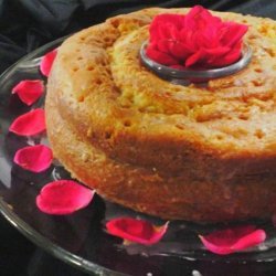Rose-Lemon Glazed Cake