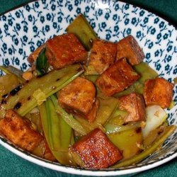 Sherry Tofu and Snow Peas