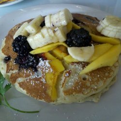Blackberry Banana Pancakes