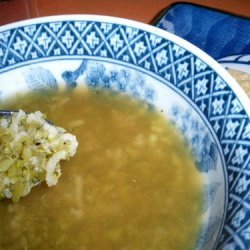 Simple Broccoli Rice Soup